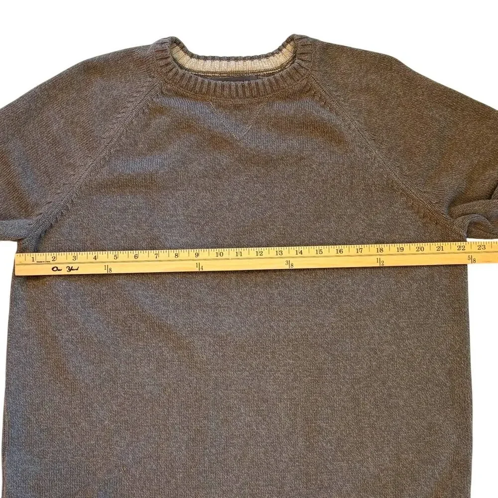 Eddie Bauer Sweater Mens Size XL Brown Knit Crewneck Pullover Classic 90s Y2K - Picture 6 of 8
